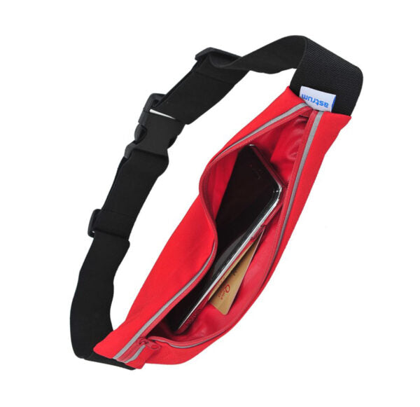 Sports Runner Waist Pouch – Red