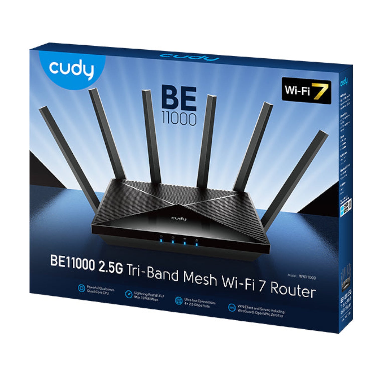 Cudy BE11000 Wi-Fi7 Gigabit Mesh Router - image 5