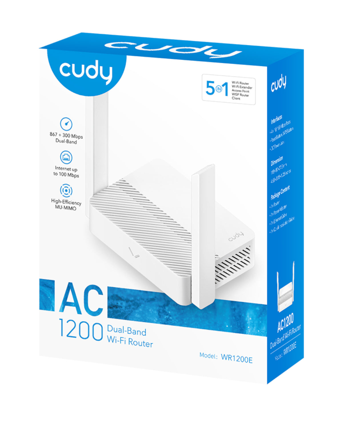 Cudy AC1200 Dual-Band Wireless Wi-Fi Router – White – image 6