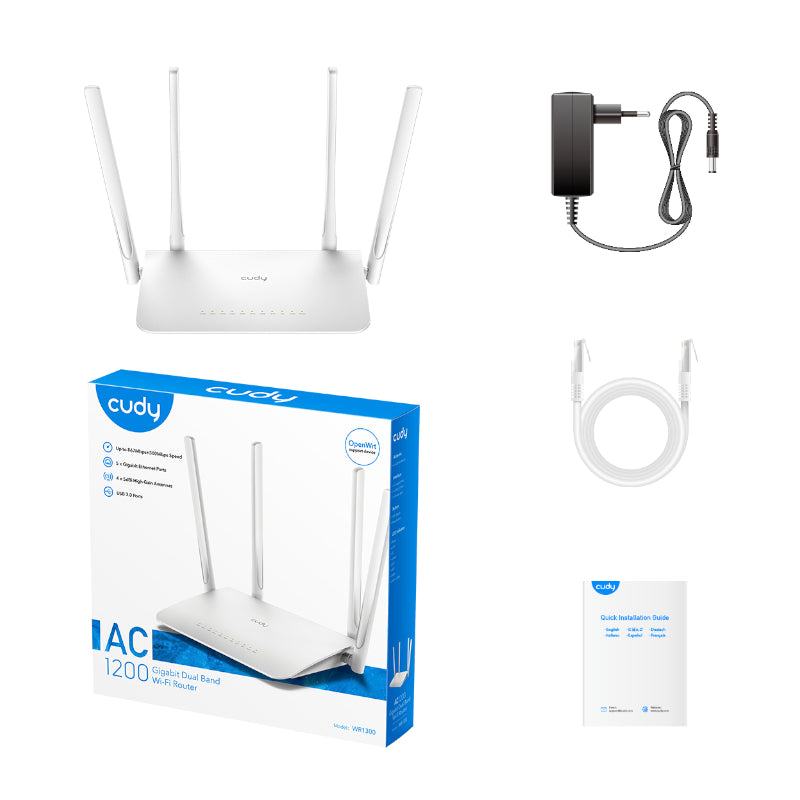 Cudy AC1200 Gigabit Wi-Fi Mesh Router - image 4