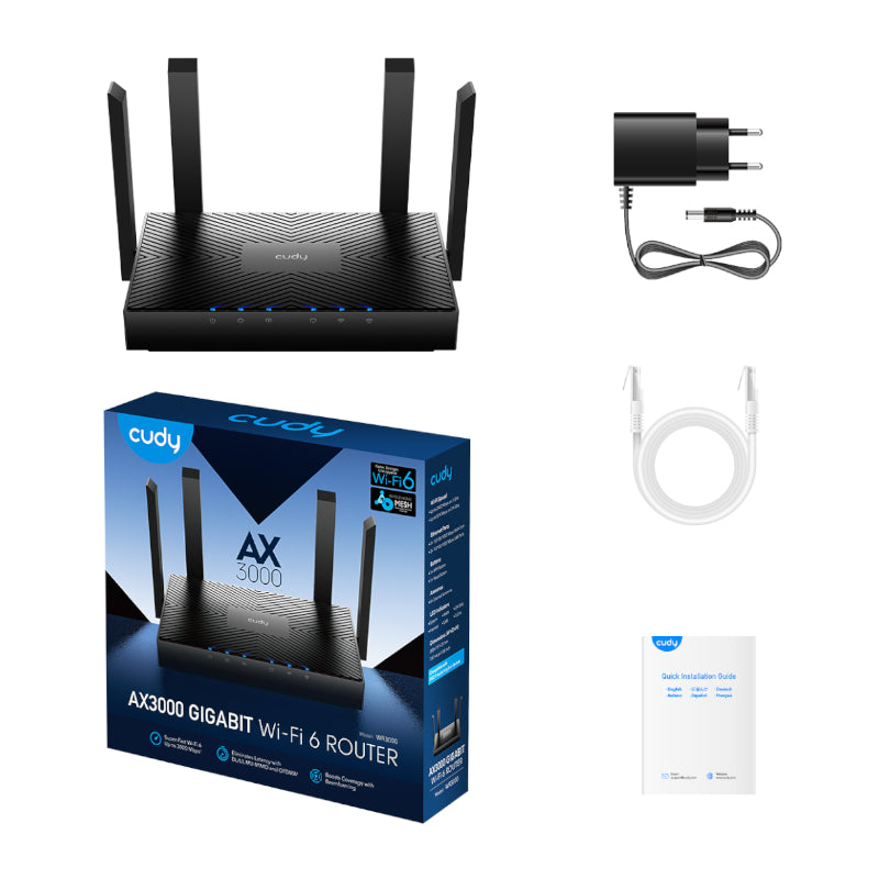 Cudy AX3000 Gigabit Wi-Fi 6 Mesh Router – image 4