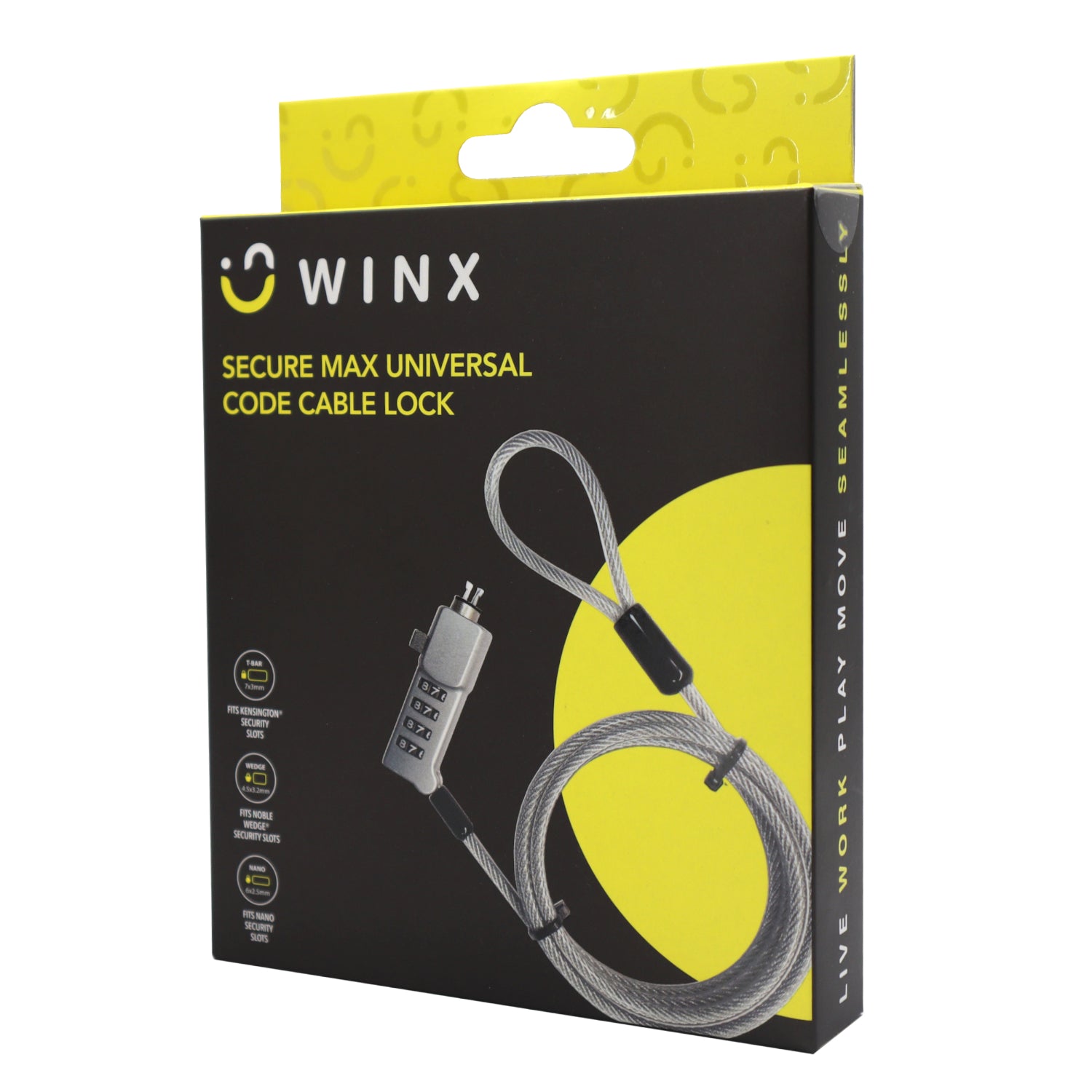 WINX Secure Max Universal Code Cable Lock – image 7