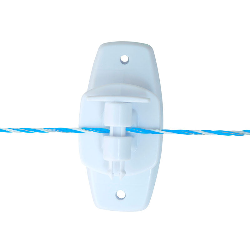 Thick Wire and Rope Insulator White