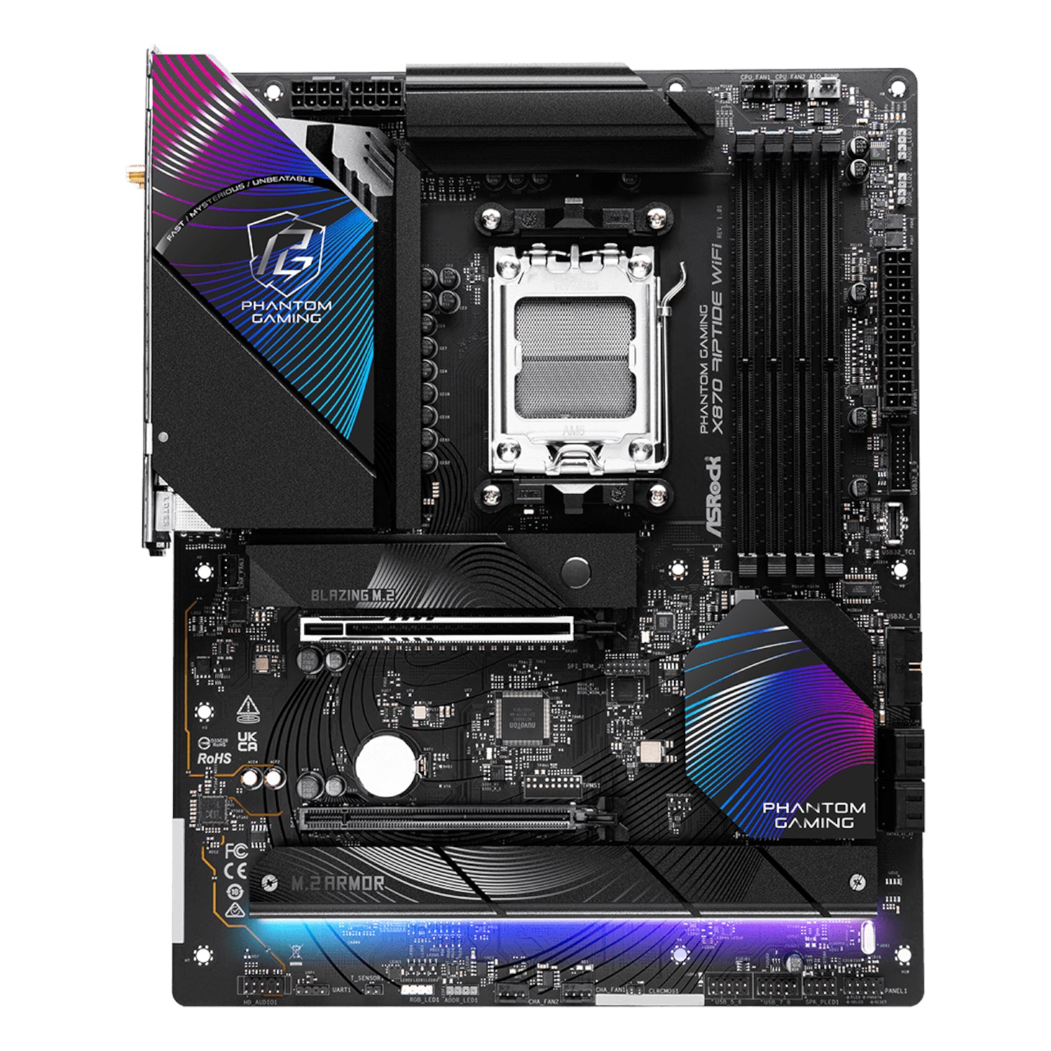ASRock X870 Riptide AM5 Wi-Fi Phantom Gaming Motherboard – image 2