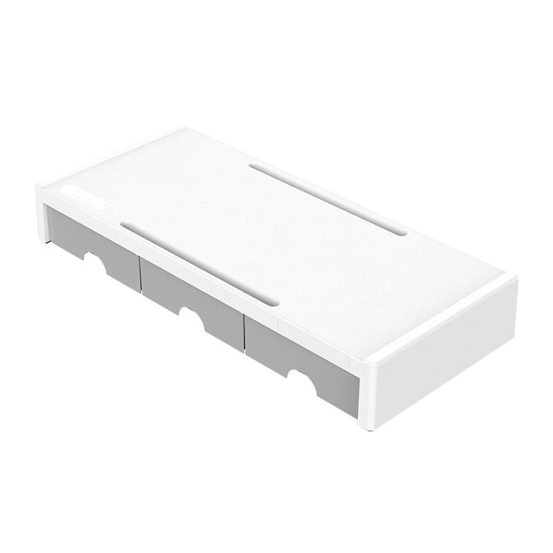 ORICO 7.4cm Desktop Monitor Stand with Drawers – White