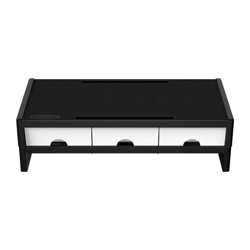 ORICO 14cm Desktop Monitor Stand with Drawers – Black
