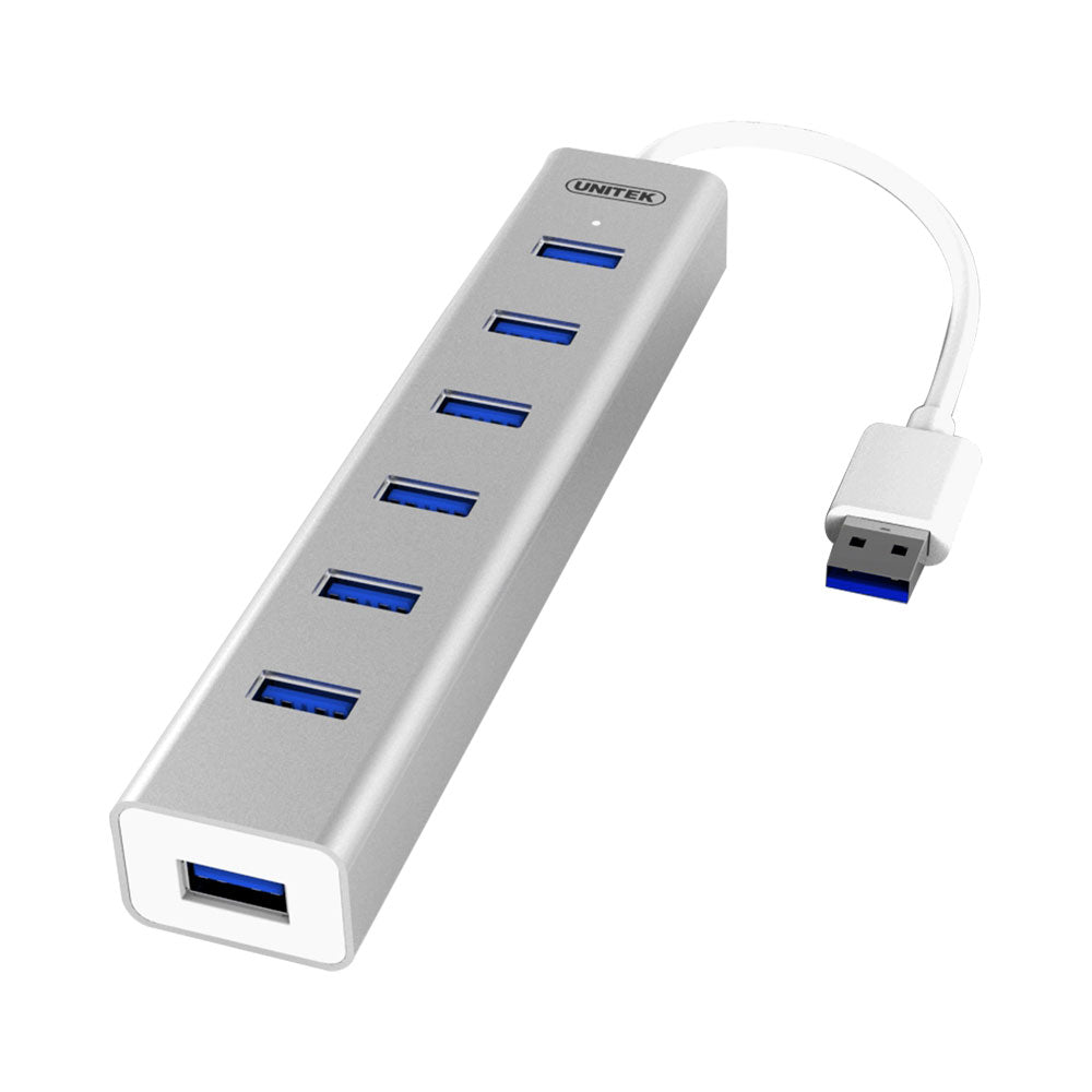 UNITEK USB3.0 7-P  HUB, 5V 2A CHARGER(Y-3090)