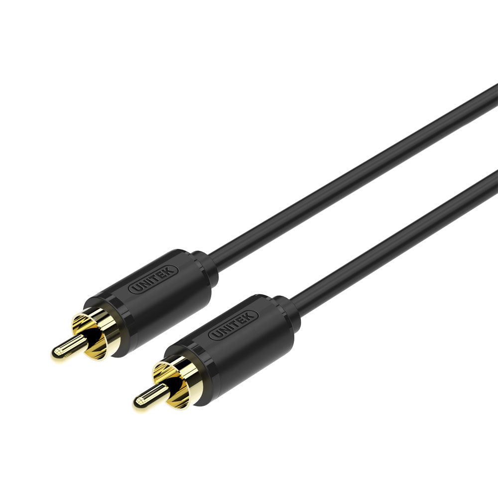 UNITEK 5M 2RCA TO 2RCA M TO M CABLE (Y-C948BK)