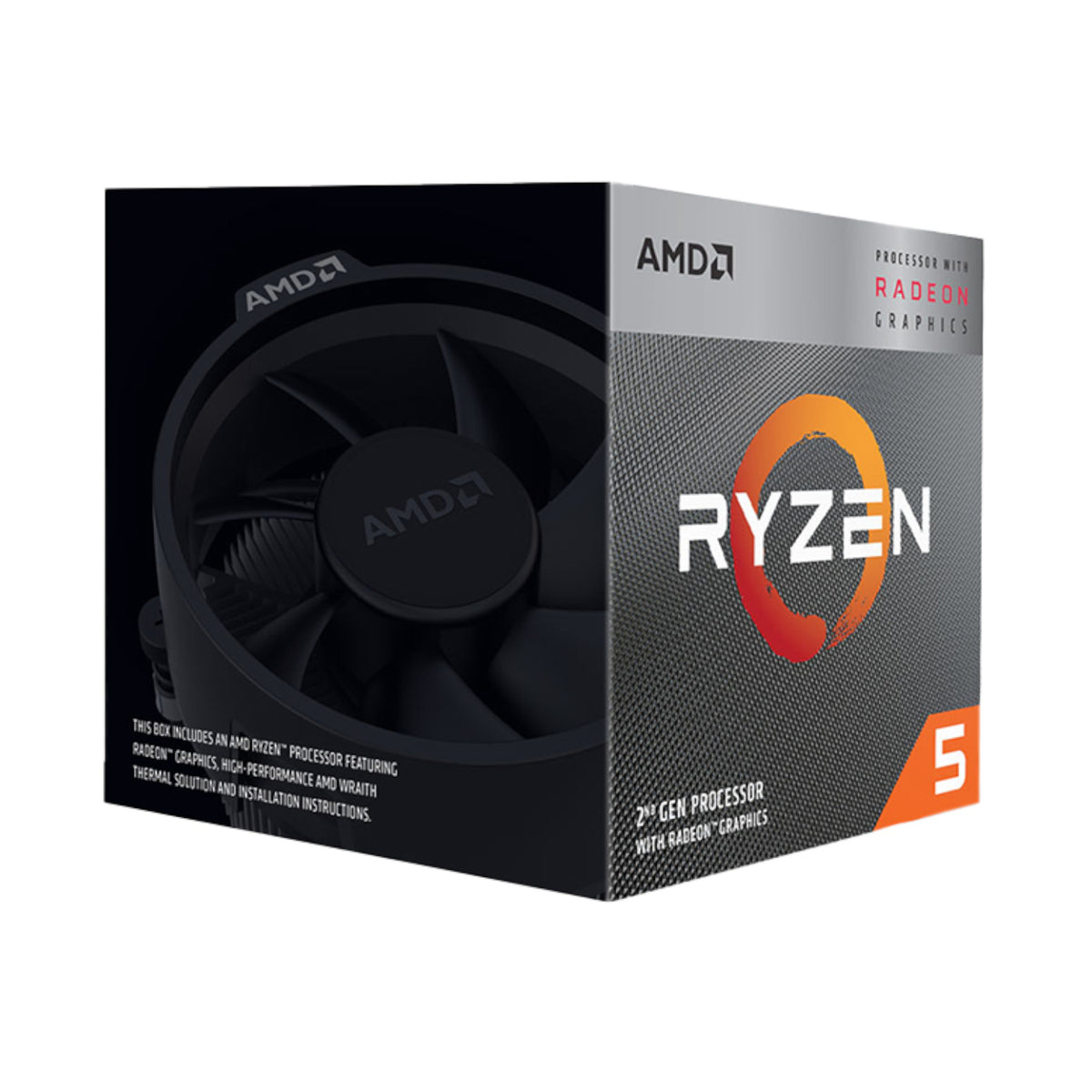 AMD Ryzen 5 3400G 4-Core 3.7GHz AM4 CPU – image 2