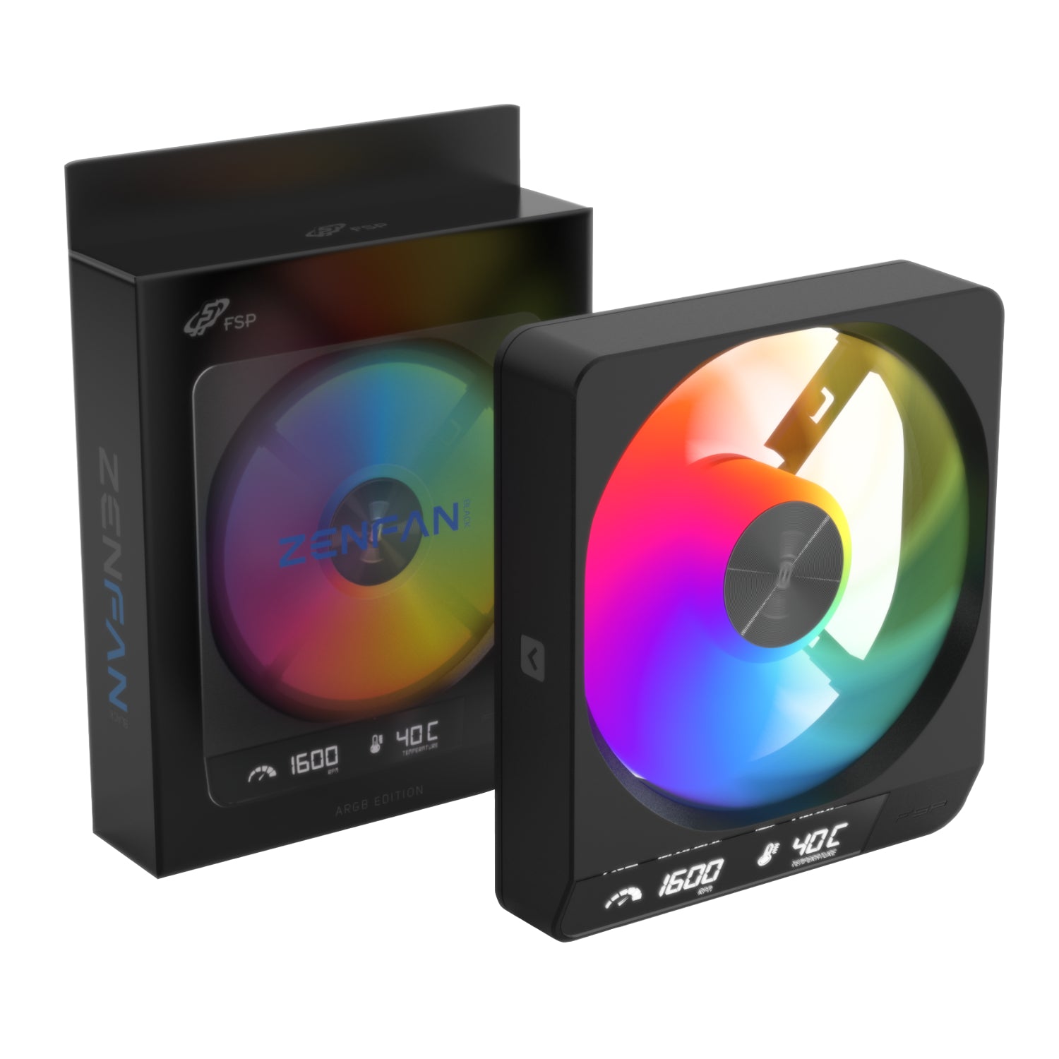 FSP ZENFAN 120mm ARGB PWM Smart Fan - Black