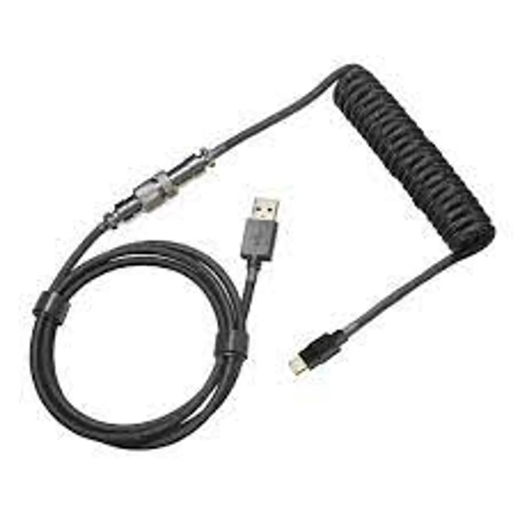 Cooler Master Coiled Cable; Double-Sleeved; Black; Type C