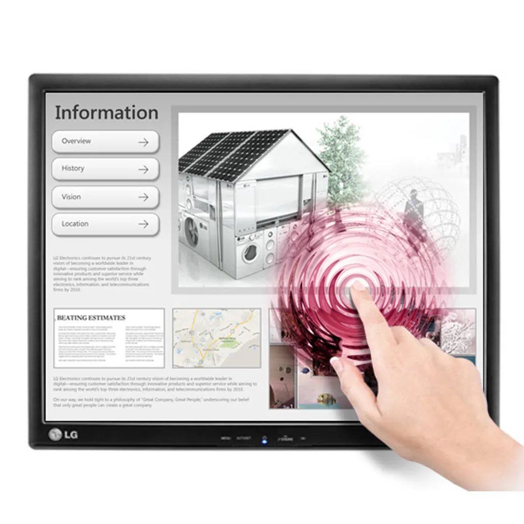 LG 17MB15T-B, 43.2 cm (17"), 250 cd/m², TN, 5 ms, 1000:1, 1280 x 1024 pixels