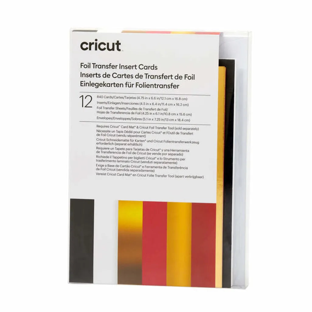 Cricut 2009480, Black, Gold, Red, White, Image, 121 mm, 168 mm, 12 sheets