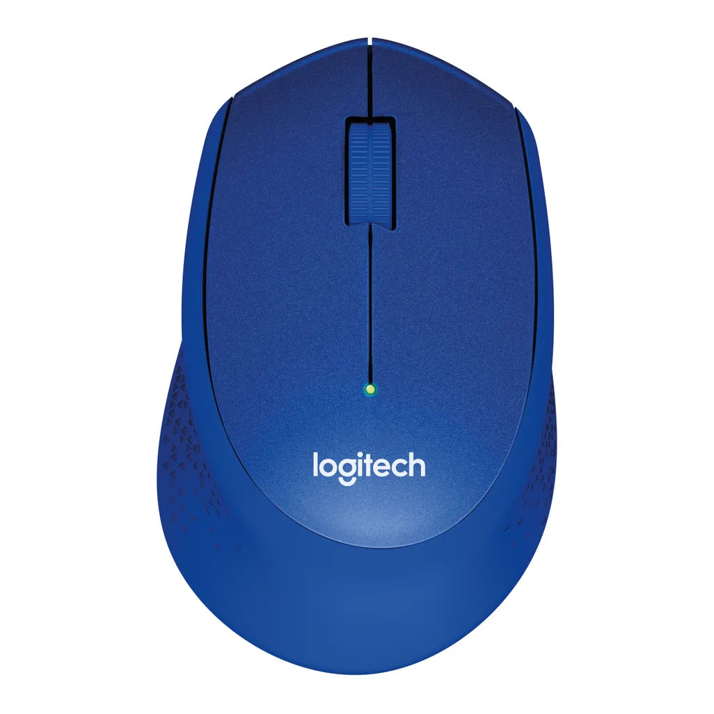 Logitech M330, Right-hand, Optical, RF Wireless, 1000 DPI, Blue