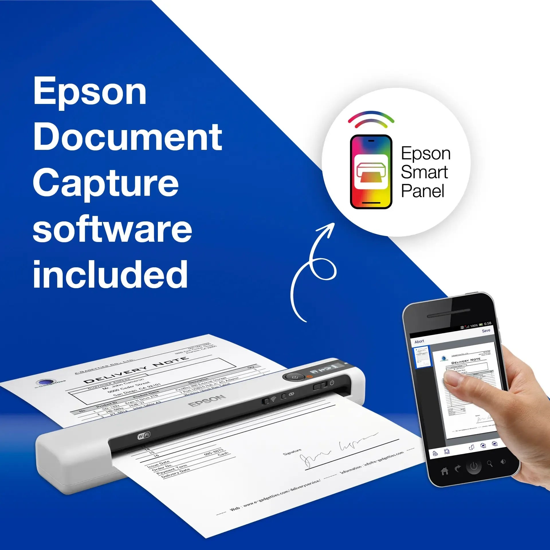 Epson WorkForce DS-70 Mobile Scanner - image 2