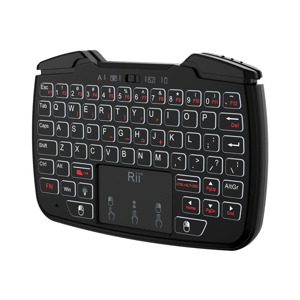 ZOWEETEK RII 2IN1 WIRELESS GAMEPAD & KEYBOARD WITH TOUCHPAD