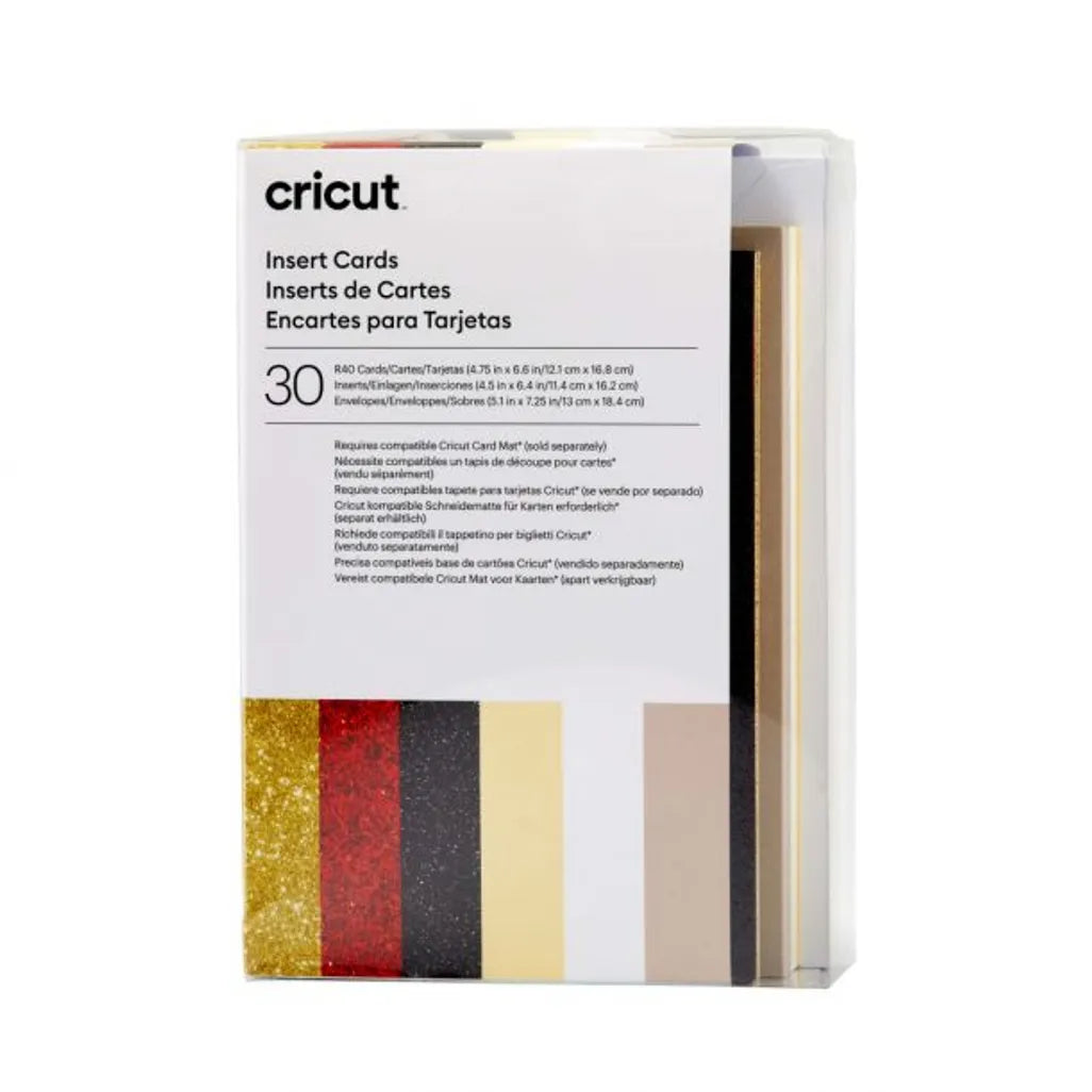 Cricut 2009470, Black, Cream, Gold, Red, Taupe, White, Monochromatic, Matt, 121 mm, 168 mm, 114 x 162 mm