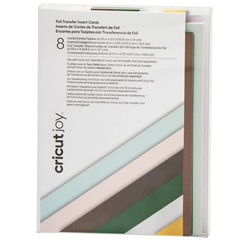 Cricut Forest Grove, Blue, Gold, Green, Metallic, Silver, White, Monochromatic, A2 (420 x 594 mm), 8 sheets, Glue