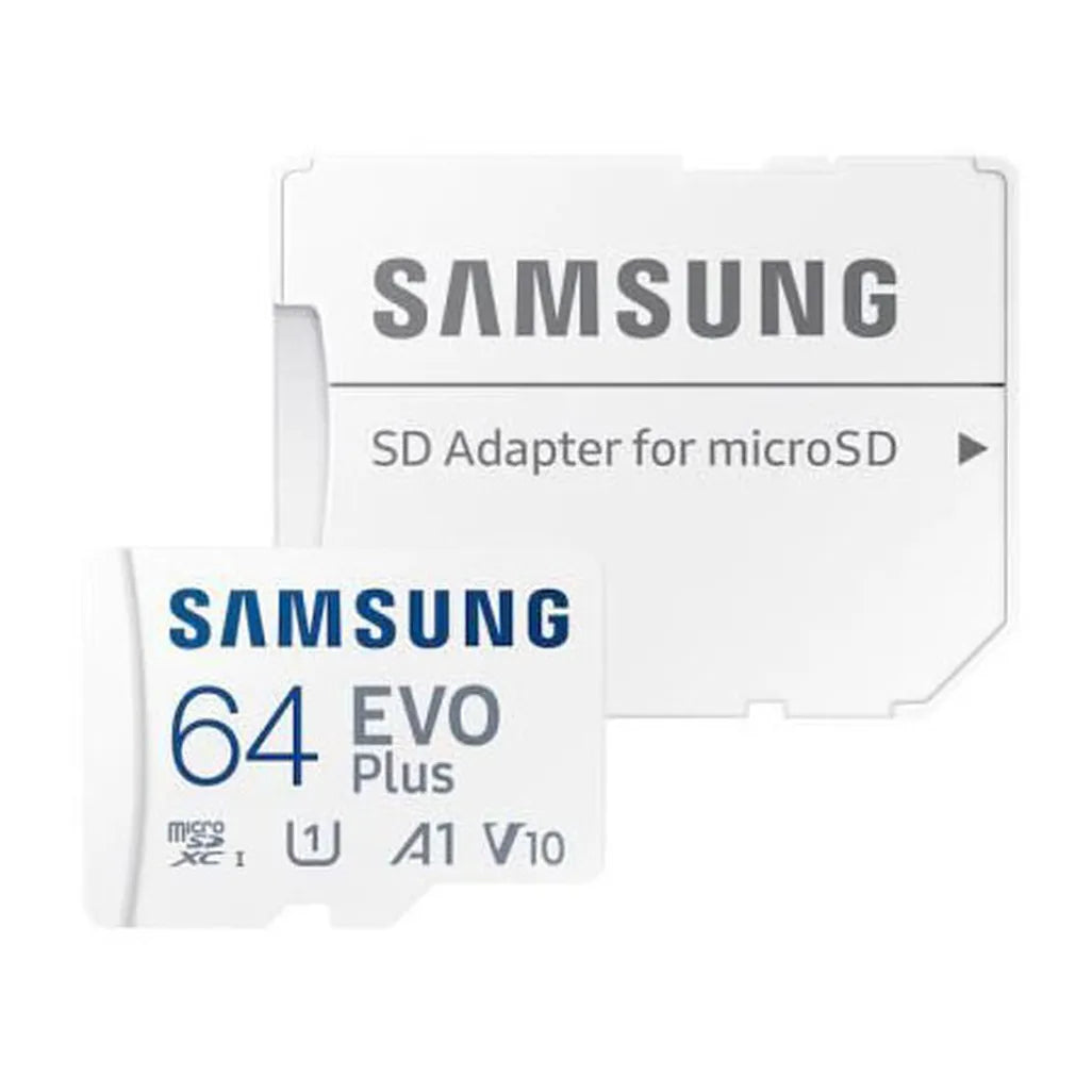 SAMSUNG 64GB EVO PLUS MICRO SD CARD U1 V10 A1 UHS-I