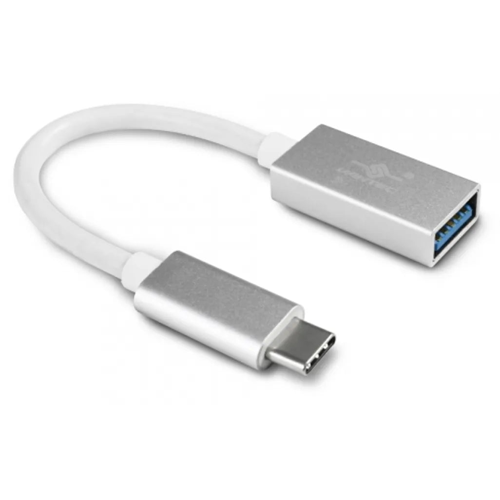 Vantec CBL-4CA, 0.147 m, USB C, USB A, 3.2 Gen 1 (3.1 Gen 1), 5000 Mbit/s, Silver,White
