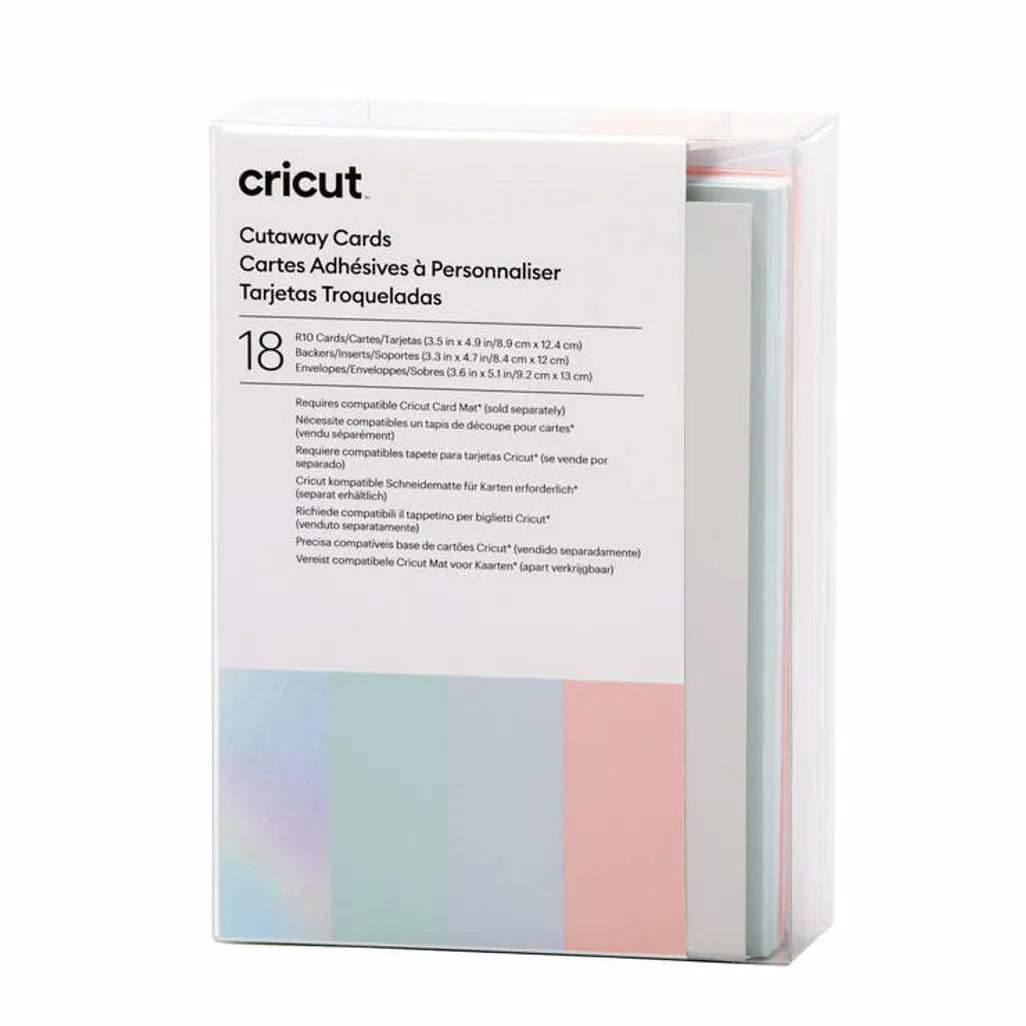 Cricut 2009482, Blue, Silver, Monochromatic, 89 mm, 124 mm, 18 sheets