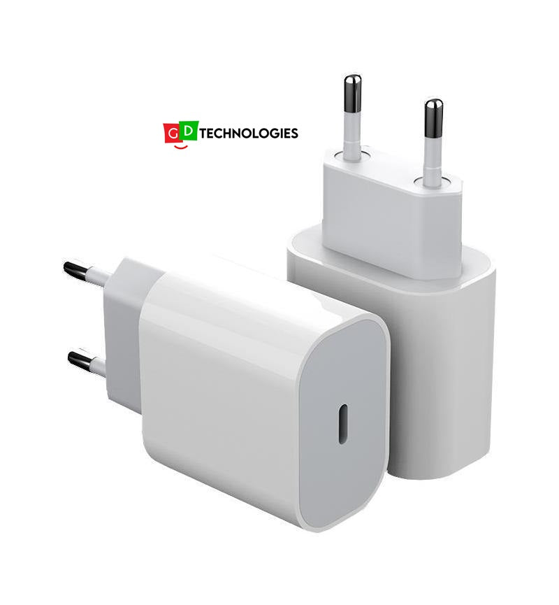 USB TYPE-C 18W WHITE CHARGER