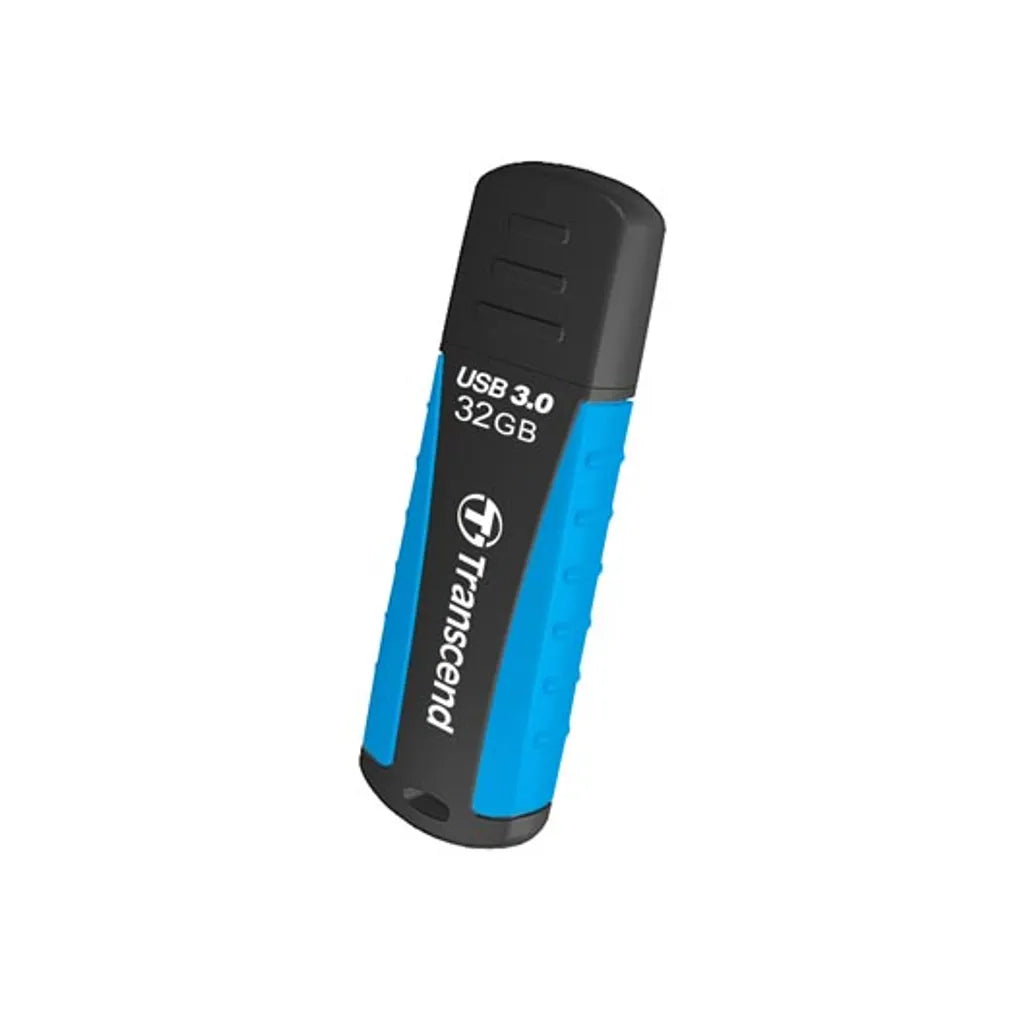 Transcend JetFlash 810 32GB USB 3.0, 32 GB, USB Type-A, 3.2 Gen 1 (3.1 Gen 1), Cap, 12.4 g, Black,Blue