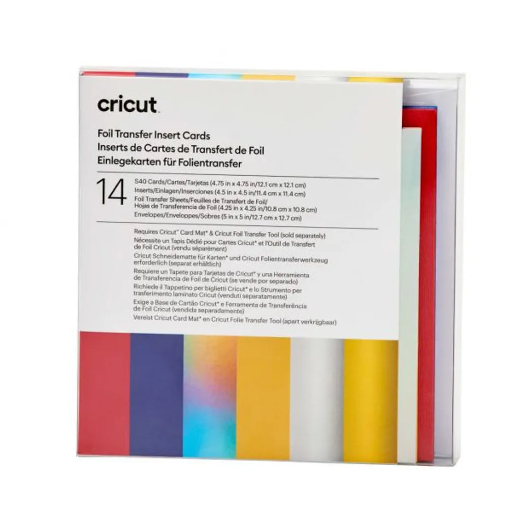 Cricut 2009478, Blue, Gold, Multicolour, Red, Silver, White, Matt, Gold, Silver, 121 mm, 121 mm, 114 x 114 mm
