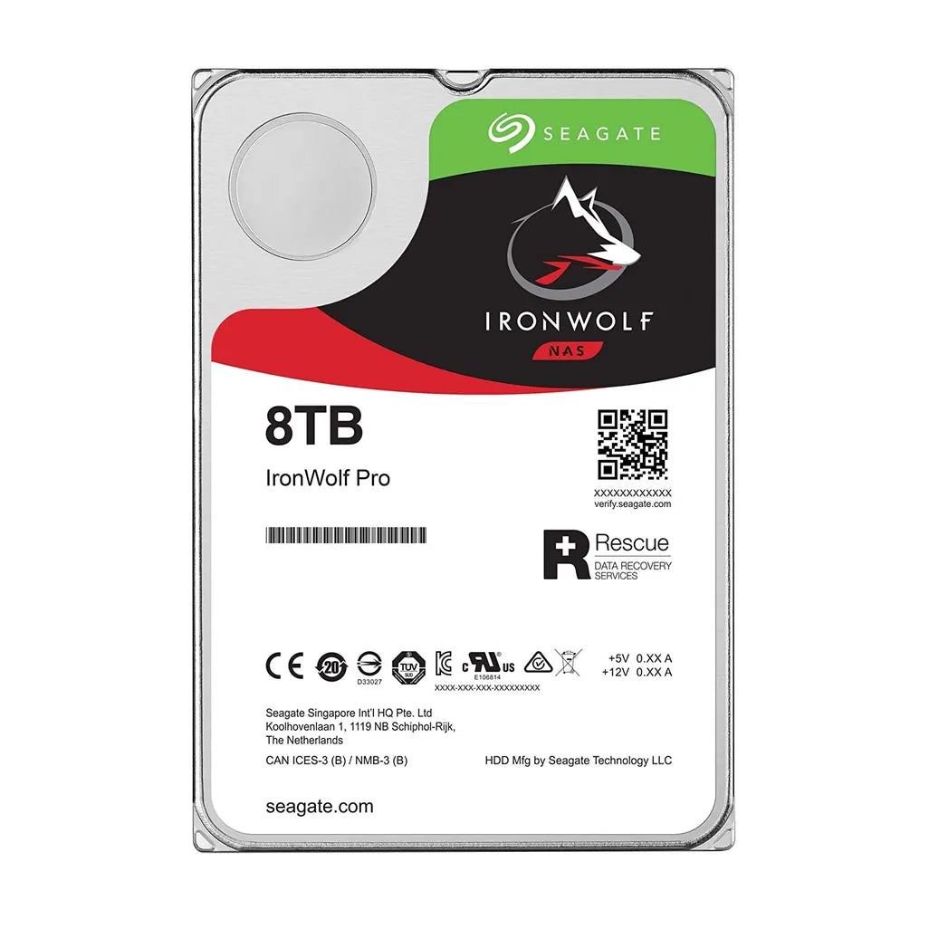 Seagate IronWolf ST8000VN004, 3.5", 8000 GB, 7200 RPM