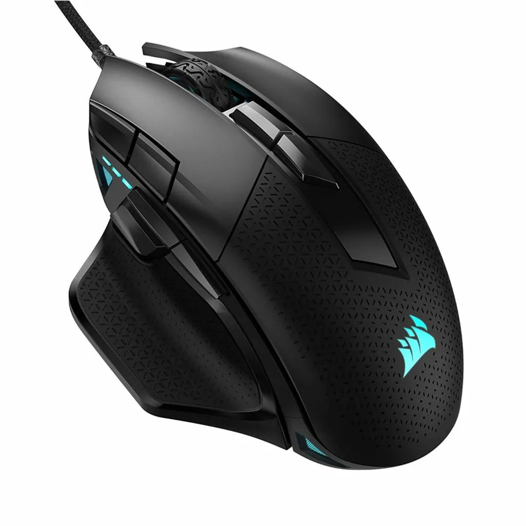 Corsair Nightsword RGB, Right-hand, Optical, USB Type-A, 18000 DPI, Black