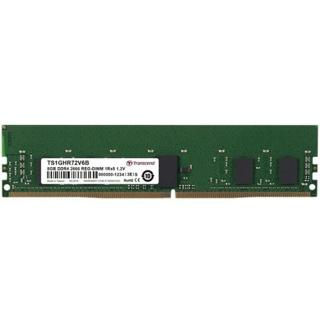 Transcend Transcend TS1GHR72V6B, 8 GB, 1 x 8 GB, DDR4, 2666 MHz, 288-pin DIMM