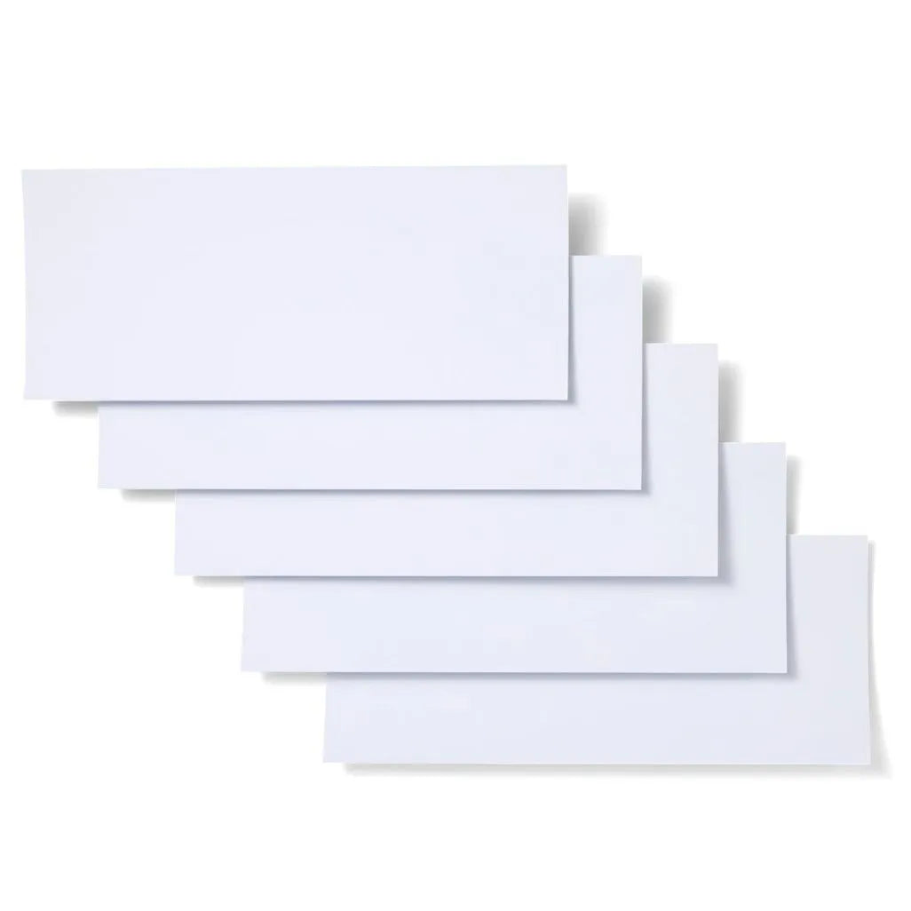 2008870 - 10 sheets 5.5" x 13" Skip the glue for hassle-free Works without a cutting mat Smooth, medium weight Skip the glue for hassle 6 Months carry In