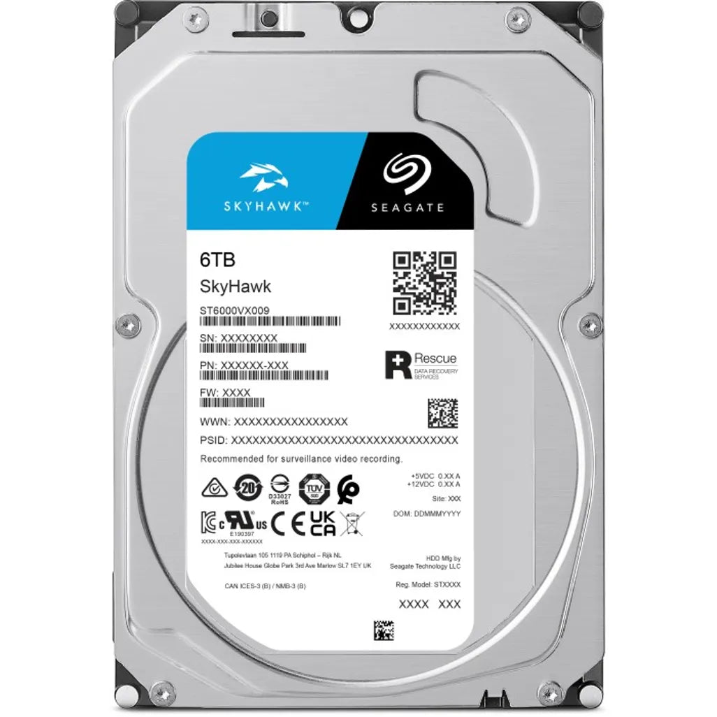 Seagate Skyhawk ST6000VX009 6TB 3.5'' HDD Surveillance Drive