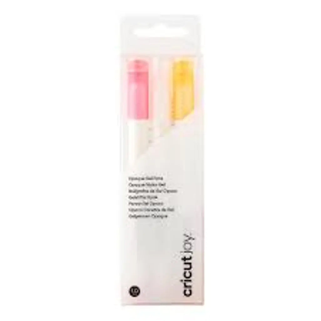 Cricut Joy Opaque Gel Pens white; pink and orange