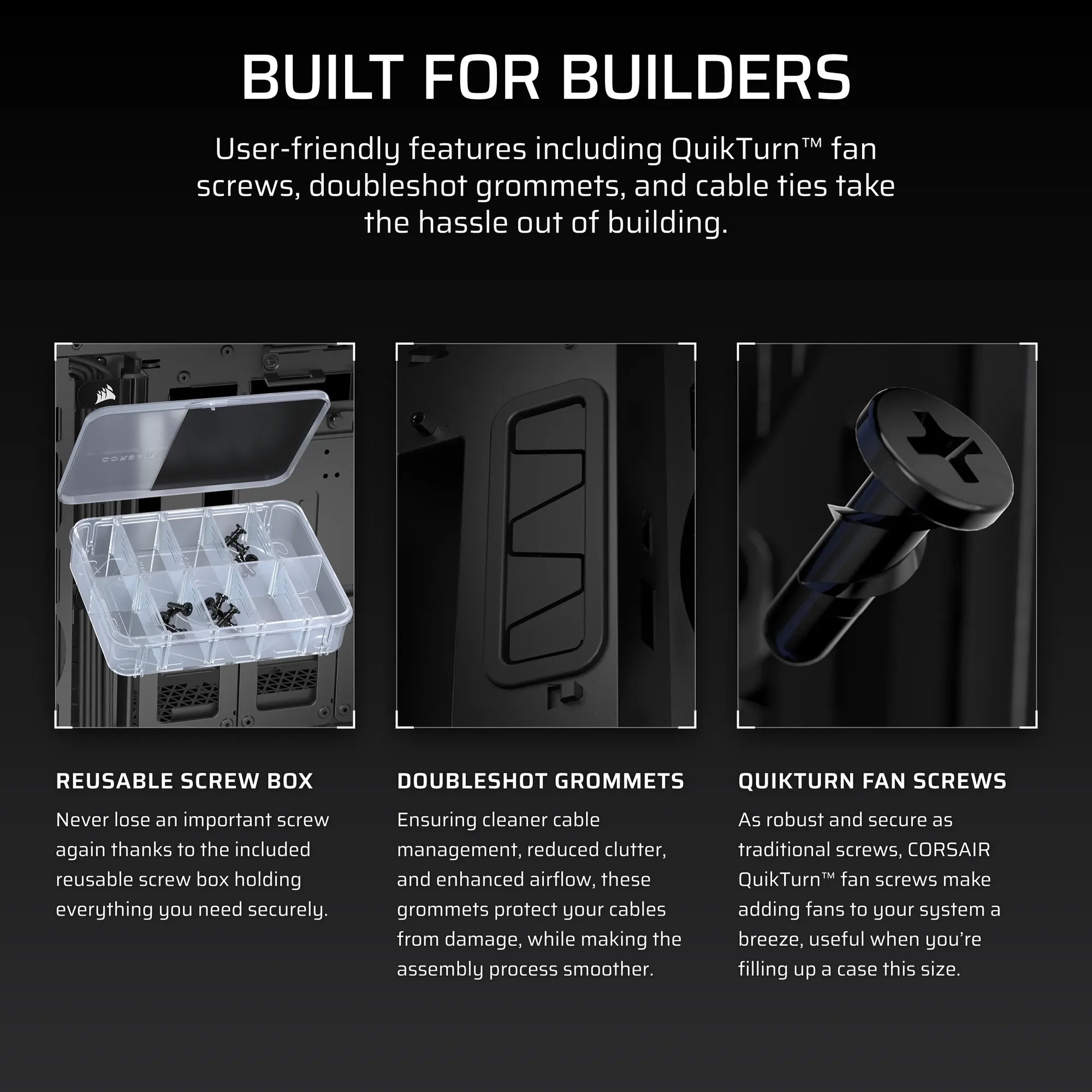 5000T Mid-Tower PC Case; Black - image 4
