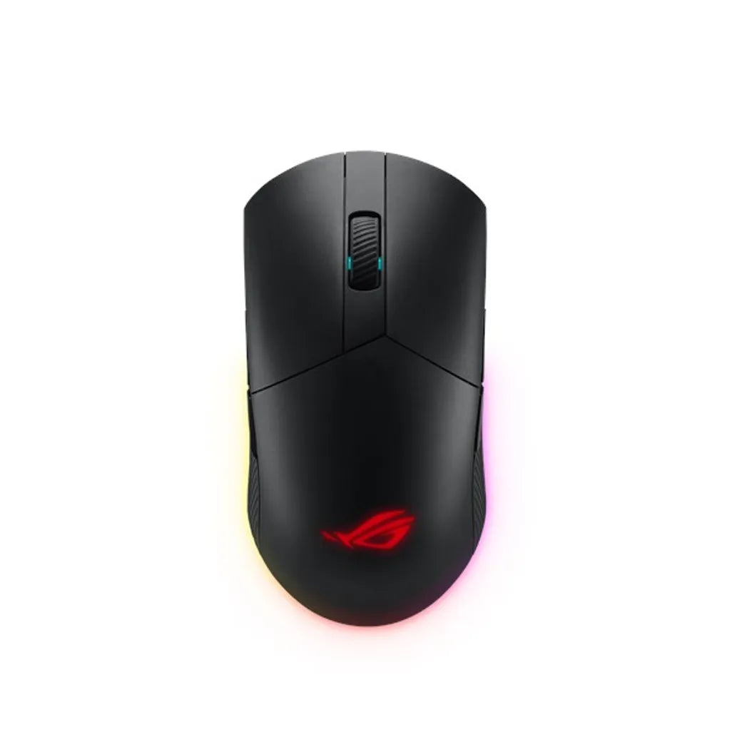 ASUS ROG Pugio II, Ambidextrous, Optical, RF Wireless+Bluetooth+USB Type-A, 16000 DPI, Black