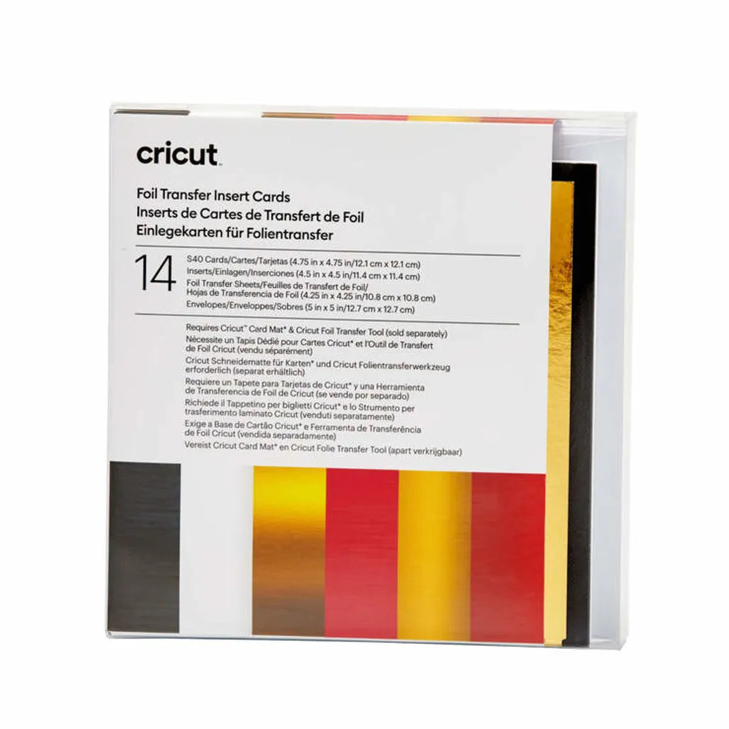 Cricut 2009481, Black, Gold, Red, White, Monochromatic, 121 mm, 121 mm, 14 sheets