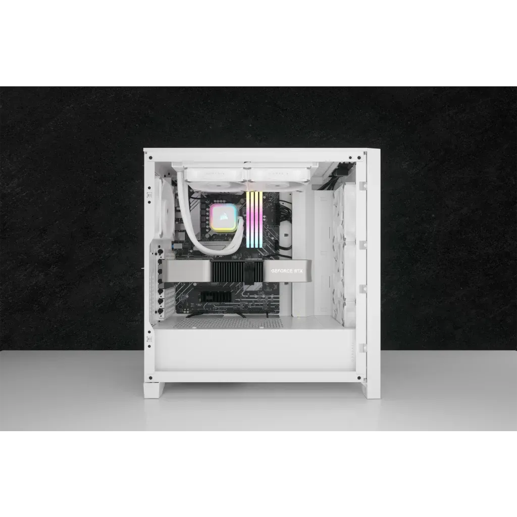 Corsair iCUE H100i ELITE RGB 240mm Liquid CPU Cooler - White AMD: AM5; AM4; sTRX4; sTR5 | Intel LGA: 1700/1851; 1200; 115X; 2066 - image 8