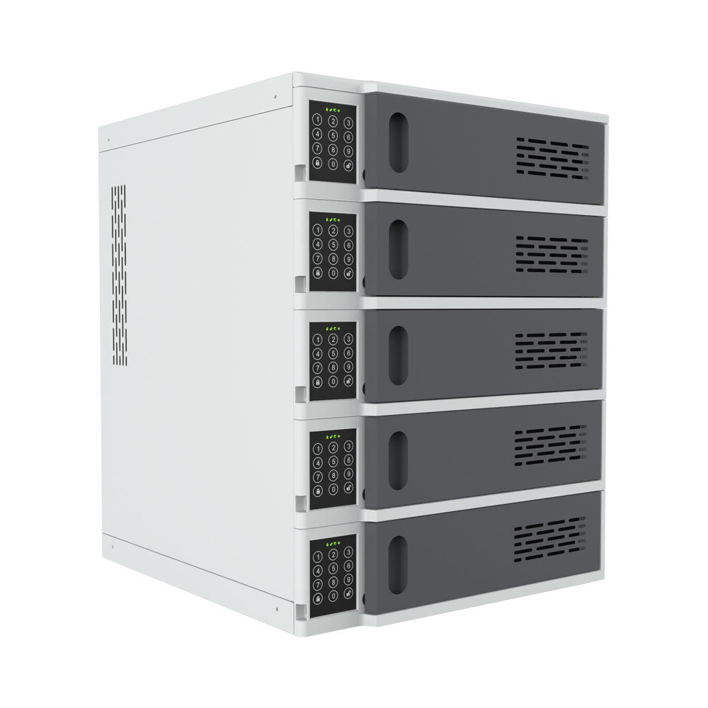5-BAY PERSONALIZED CHARGE AND STORE CABINET (LN105HS)