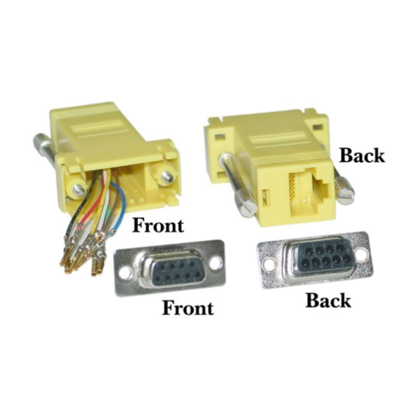 RS232 9PIN FEMALE SERIAL TO RJ45 CONVERT - image 2