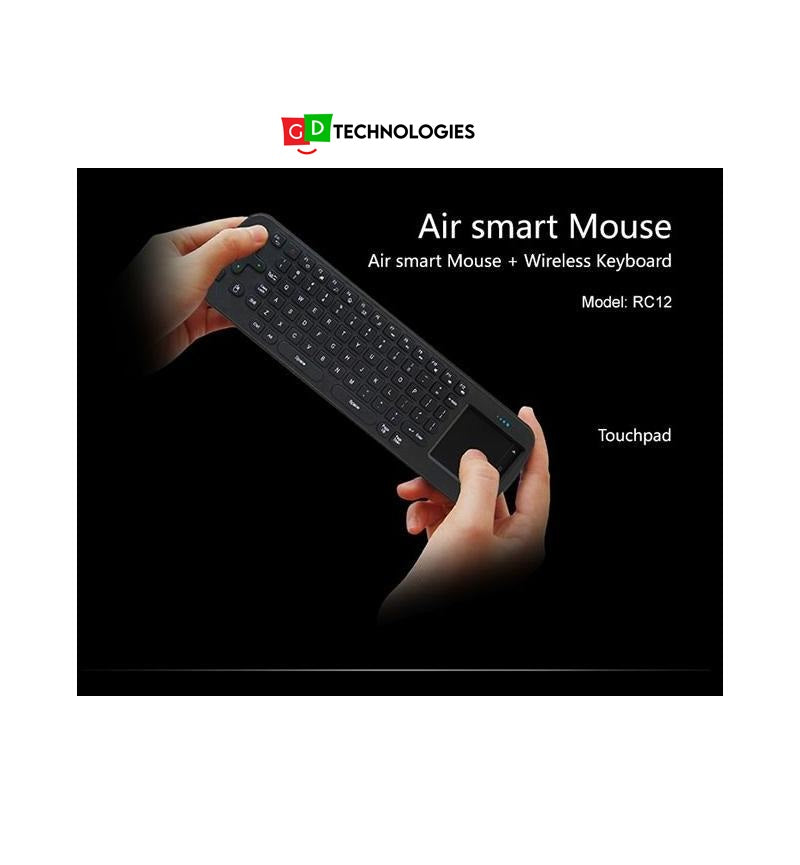 R12 WIRELESS QWERTY KEYBOARD AND SMART MOUSE