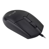 Astrum Wired USB Keyboard with 4-Button Optical Mouse Combo Black AKCW080BUS