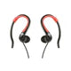 Amplify Sport Rapid Series Earbuds with Pouch Black Red AMS-1303-BKRD