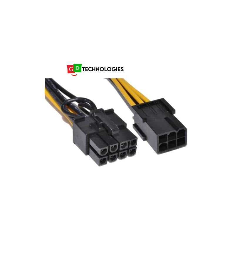 INTERNAL POWER CABLES 6PIN (F) TO 8PIN (M)