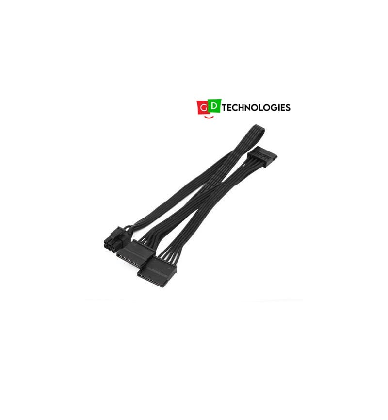 MICROWORLD 6PIN TO 3X SATA