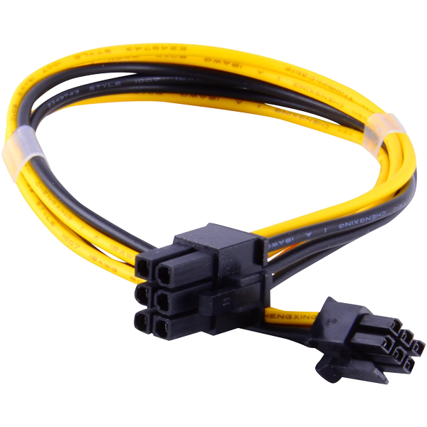 6PIN MALE TO 6PIN MALE 30CM - image 2