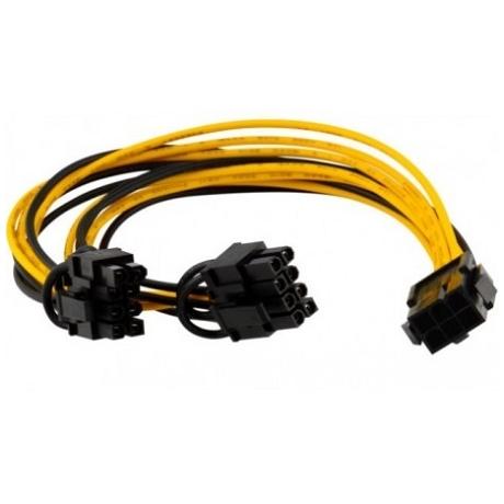 6 PIN FEMALE TO 2 X 8PIN MALE - image 2