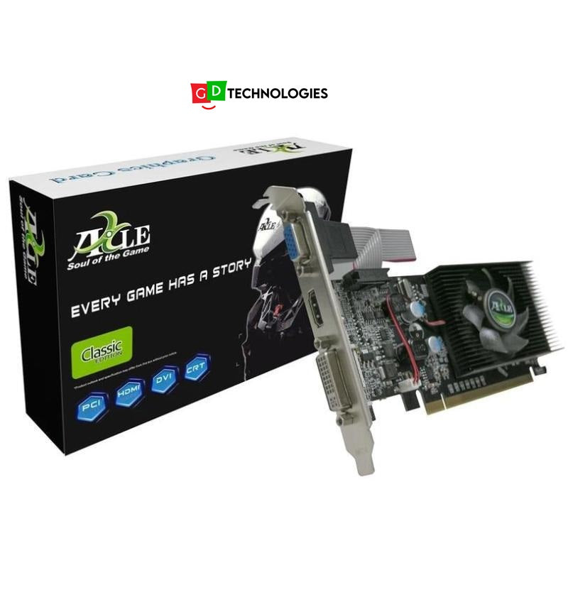 AXLE GRAPHICS CARD G210 PCI-E 1G DDR3 64BITS CRT/DVI/HDMI