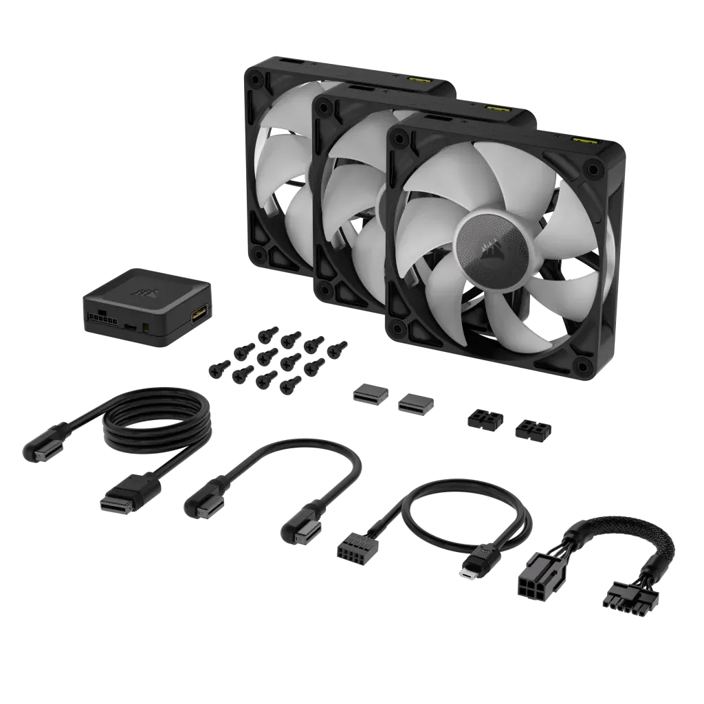 Corsair RX RGB Series; iCUE LINK RX120 RGB; 120mm Fan; Triple Pack - image 13