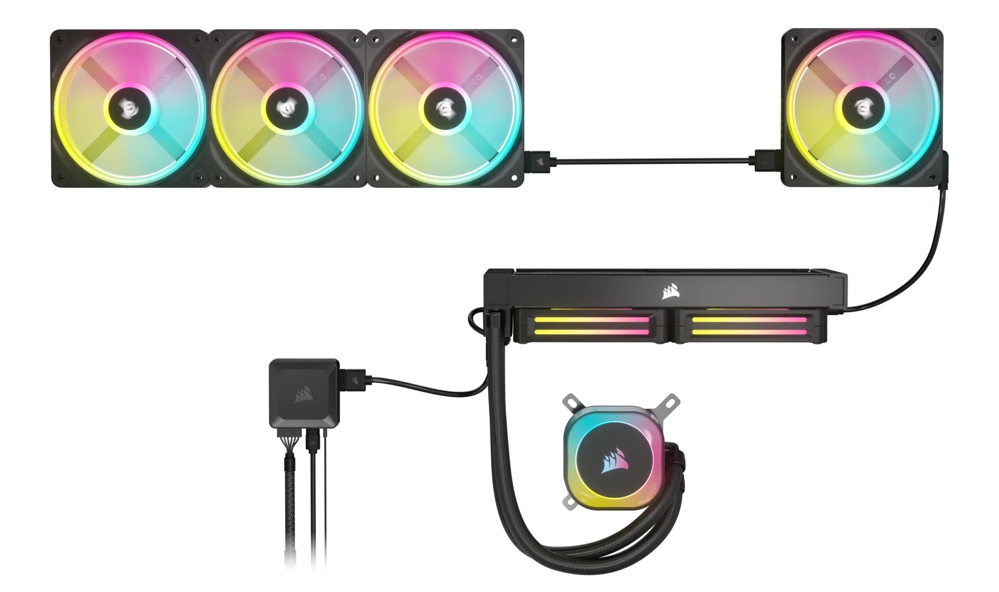 Corsair iCUE LINK QX120 RGB 120mm PWM Fan Expansion Kit - image 9